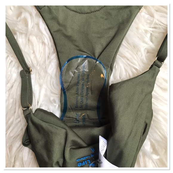 Blue Life Swim Eclipse Bikini Bottoms Fern Green Crochet Detail Boho Size Medium - Picture 6 of 10